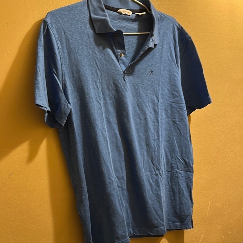 Calvin Klein Blue Men's Polo Shirt